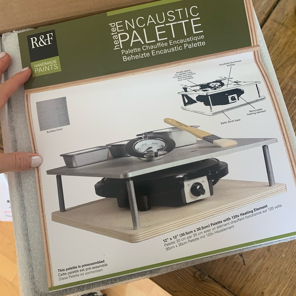 Encaustic palette!